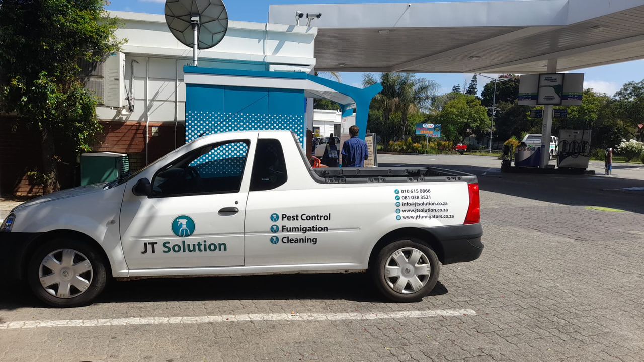 JT Solution branded service vehicle