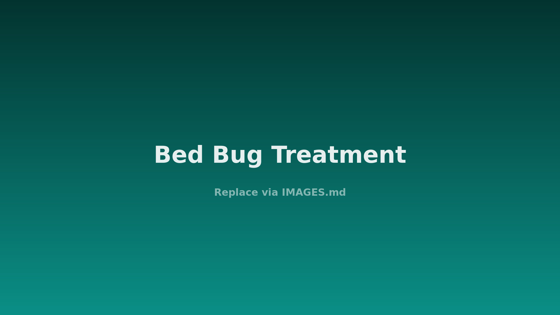 Bed Bug Treatment by JT Solution